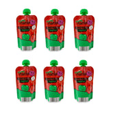 6x Mamia Strawberries & Apples Puree 4+ Months 120g